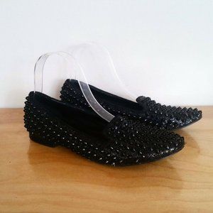 spiked flat shoes